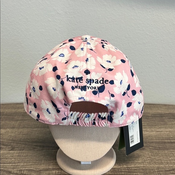Kate Spade ♠️ | Pink Springtime Floral Baseball Hat - Picture 8 of 10